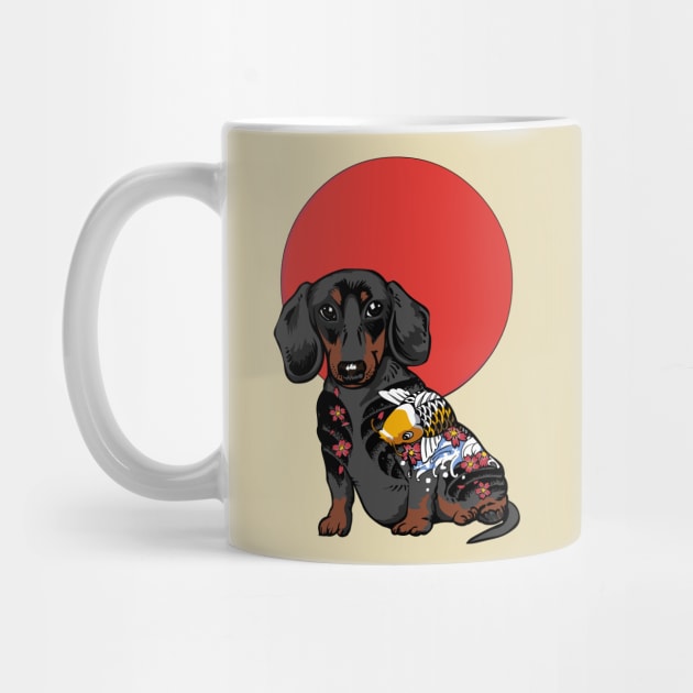 Yakuza Dachshund by huebucket